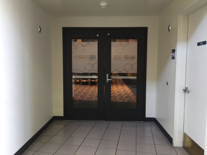 frosted glass graphics in Fullerton CA