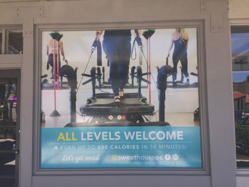 updated window graphics in Mission Viejo CA