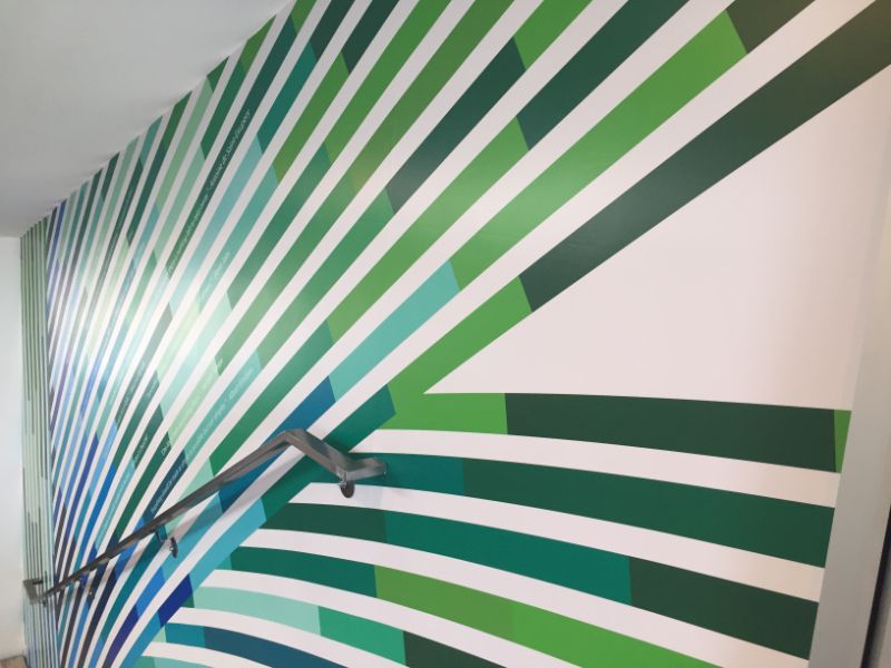 custom printed wallpaper for office décor