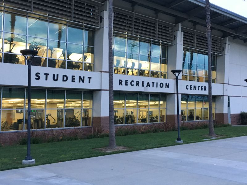 3D Acrylic Letters for Student Recreation Building in Fullerton CA