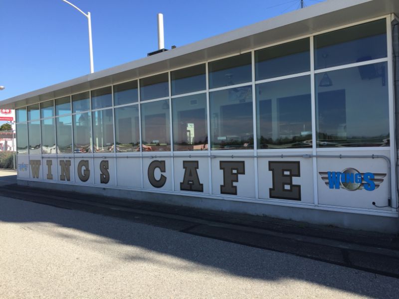 Custom designed vinyl lettering for restaurants in Fullerton CA