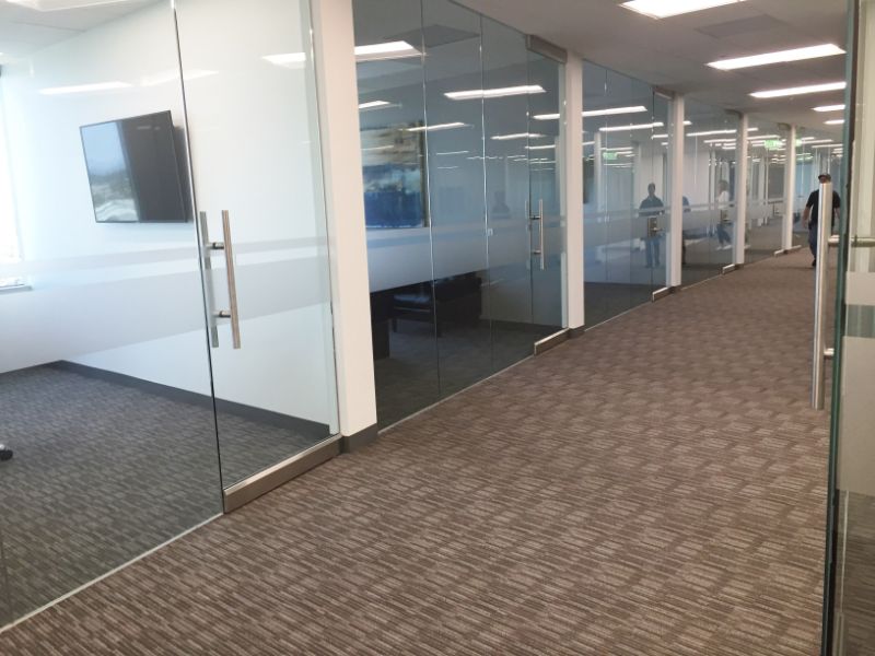 Etched vinyl window graphics in Anaheim CA