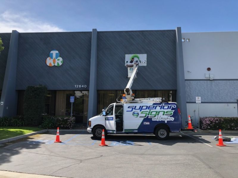 Building Sign Installation in Cerritos CA