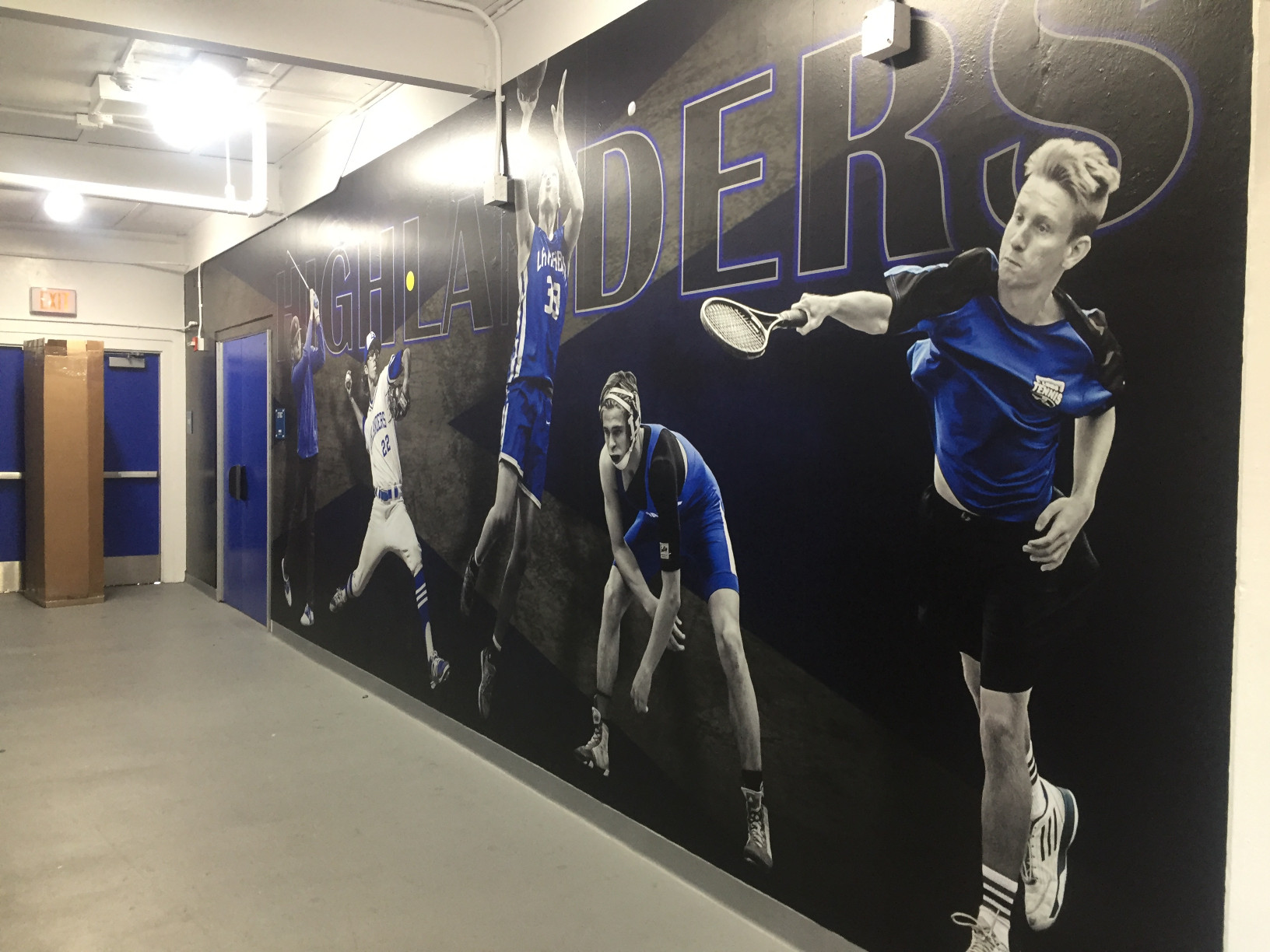 Custom Printed Wall Murals for High School Athletics in Orange County
