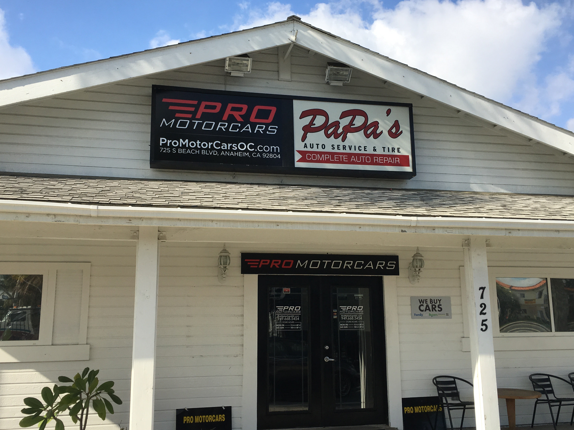 new logo and signs in Anaheim CA