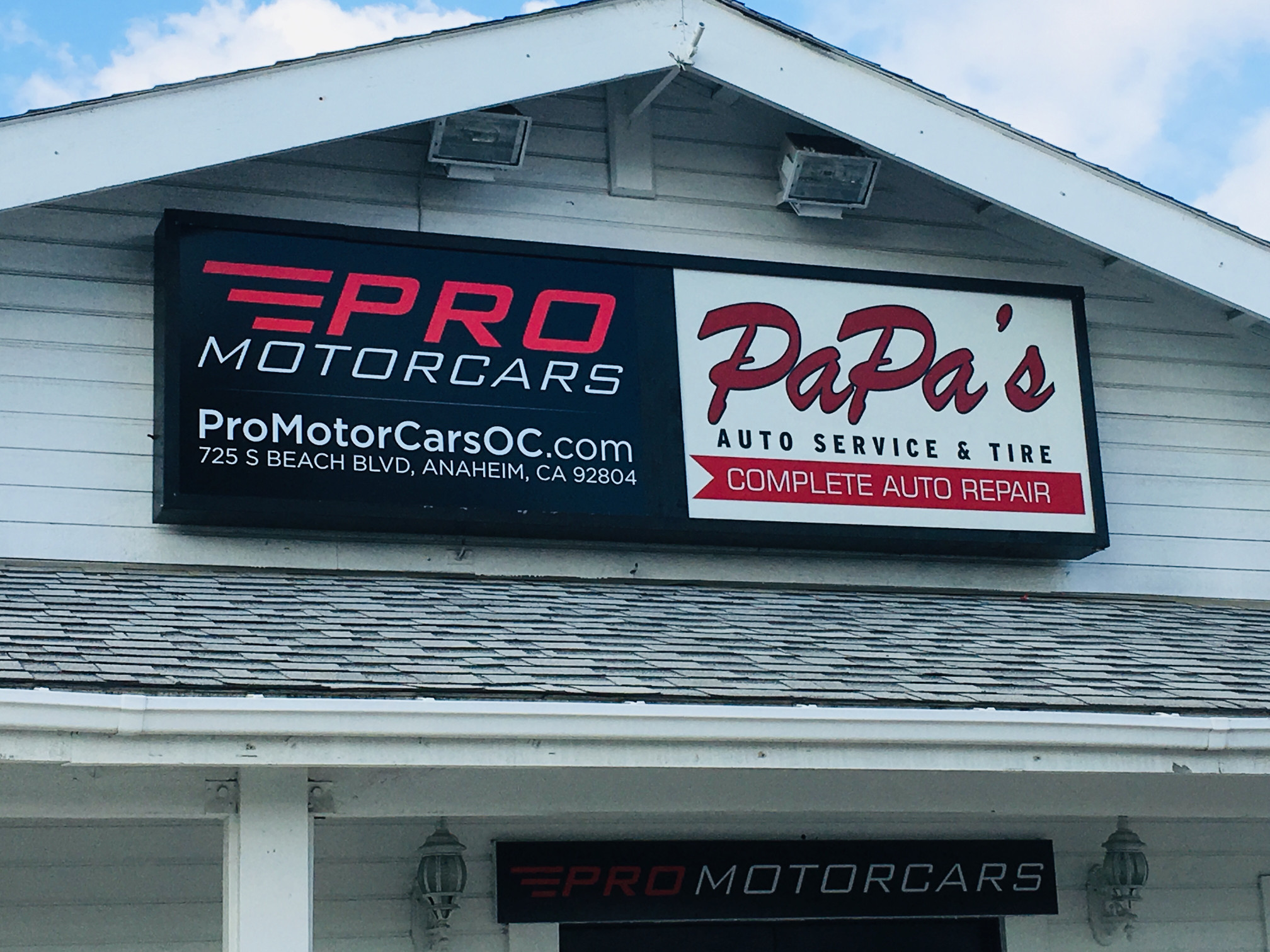 new logo and signs in Anaheim CA