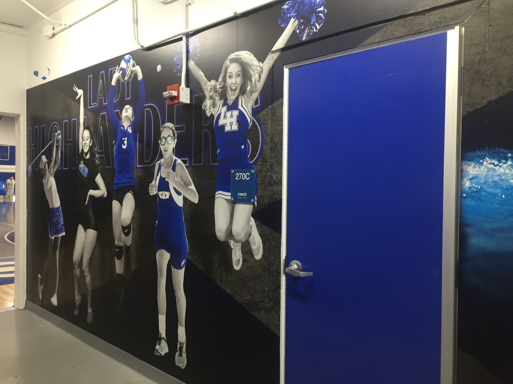 Custom Printed Wall Murals for High School Athletics in Orange County