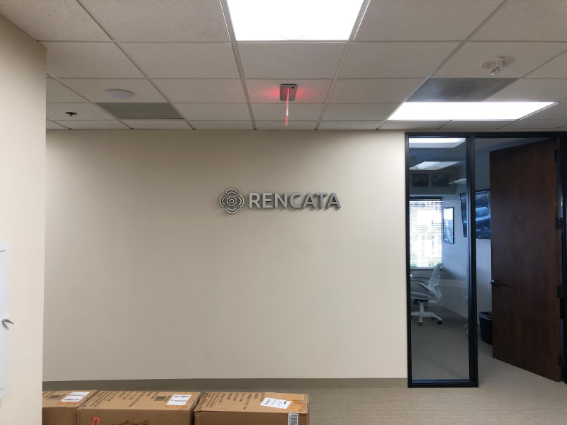 3D lobby logo sign in Orange County CA