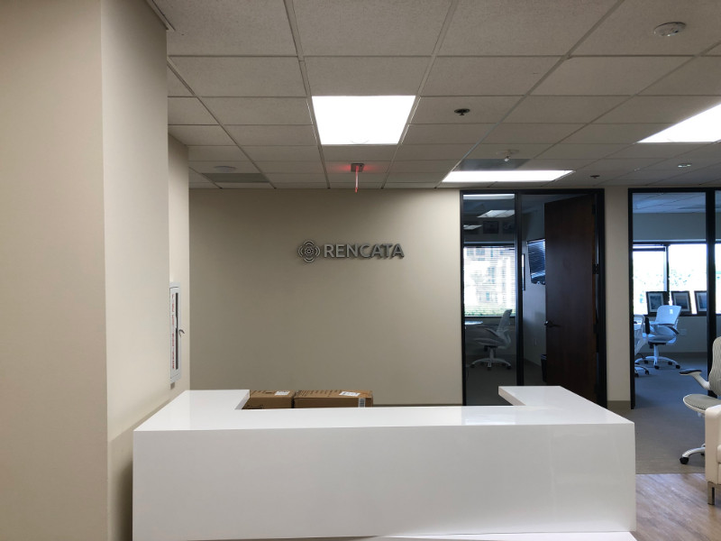 3D lobby logo sign in Orange County CA