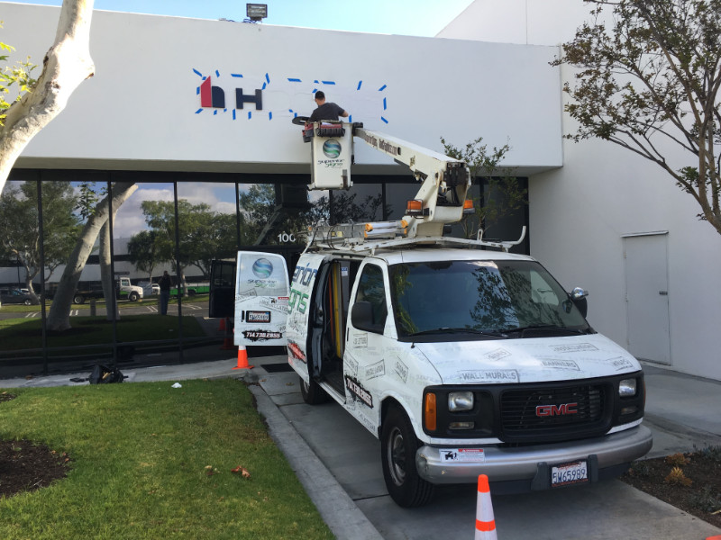 3D Building Logo Sign in Buena Park CA