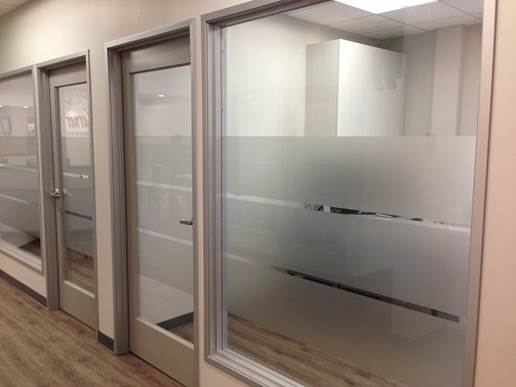 Frosted and Etched Window Graphics