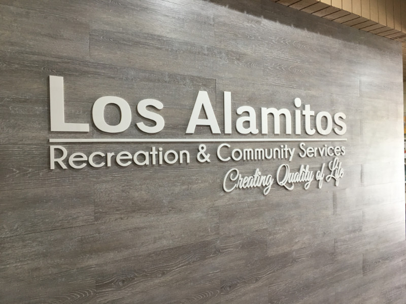 3D Lobby Wall Sign for Los Alamitos