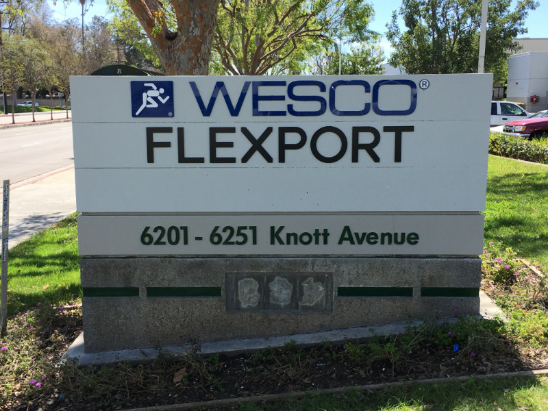 commercial facility with signage