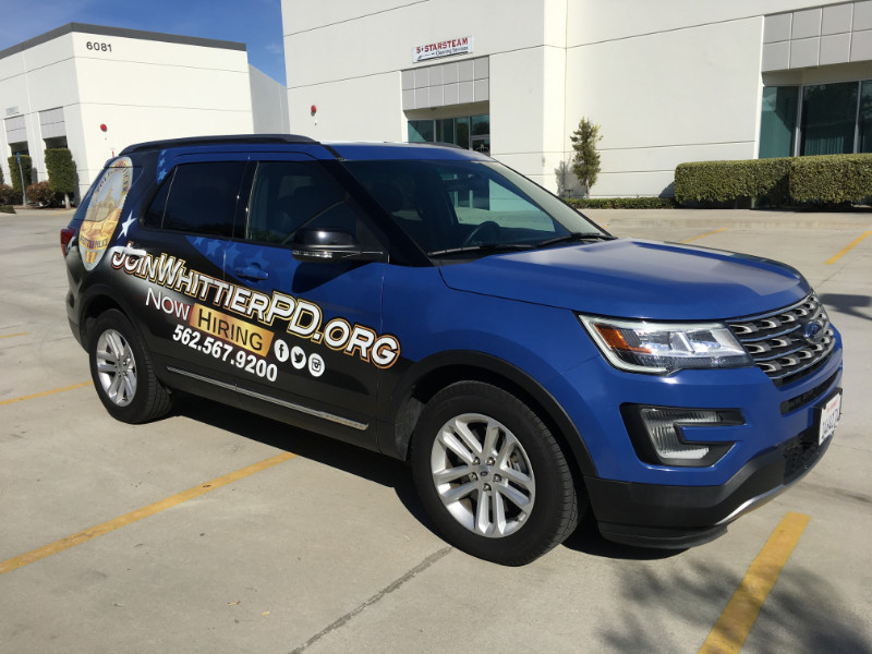 police vinyl vehicle wrap