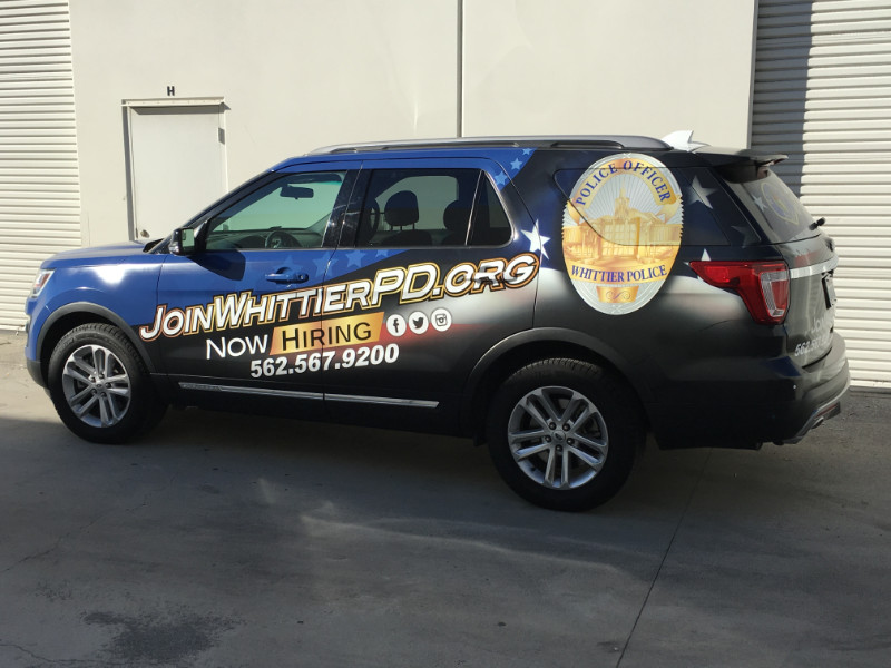 police vinyl vehicle wrap