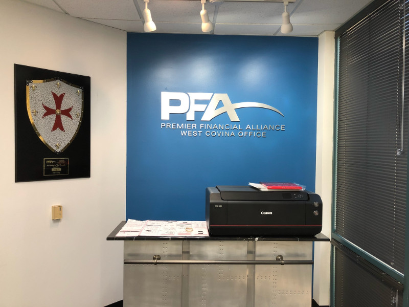 3D lobby logo and conference room signs