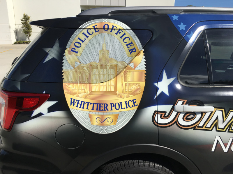 police vinyl vehicle wrap