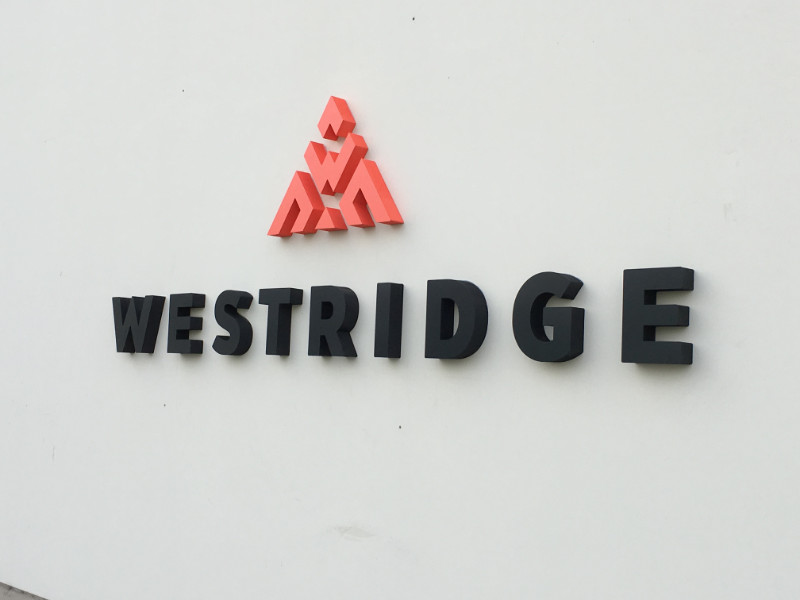 foam letter building sign for Vernon California