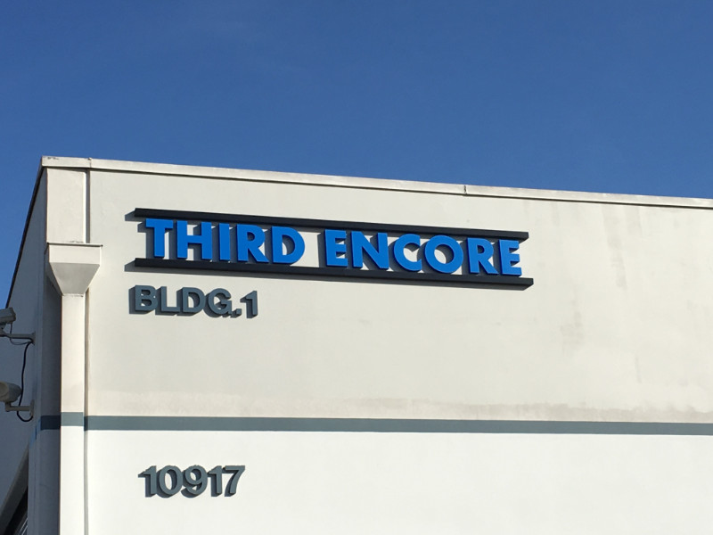 Foam Letter Building Sign in Los Angeles