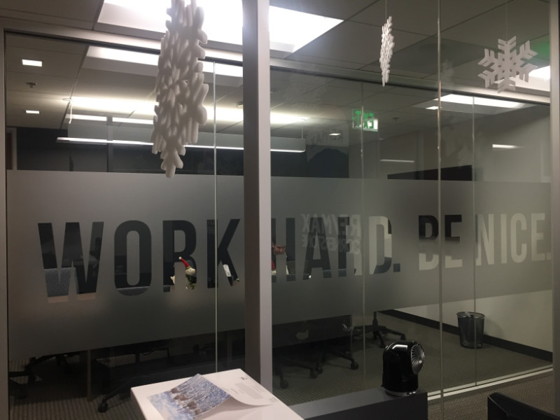 new office signs and graphics