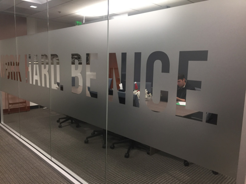 new office signs and graphics