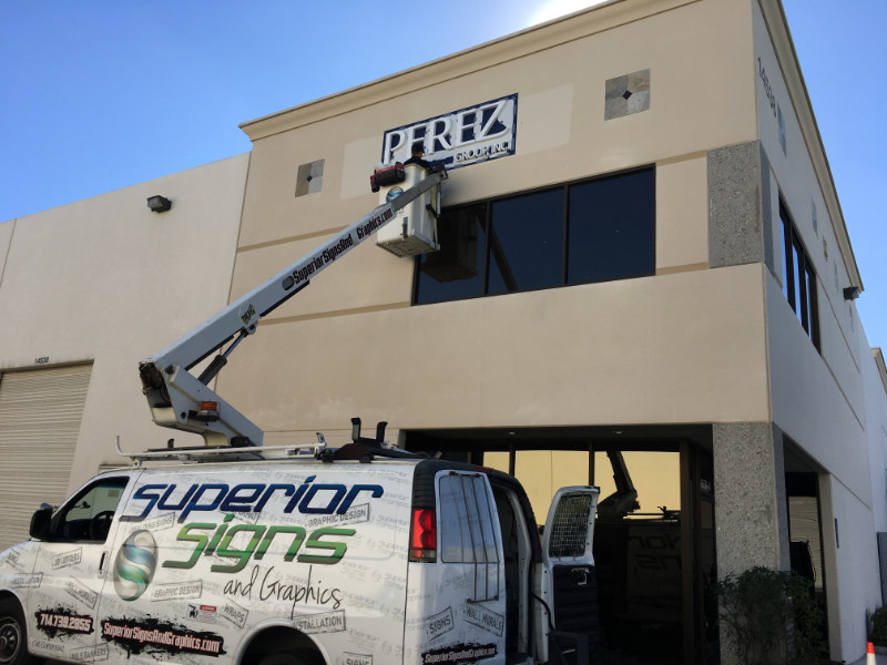 Building and Lobby Sign