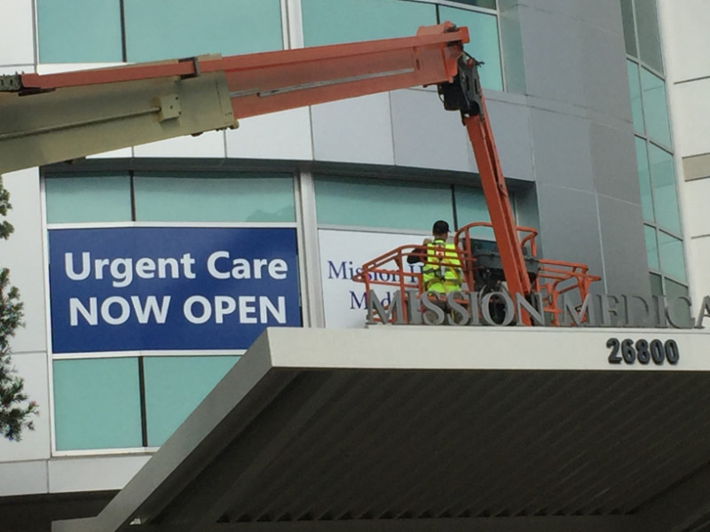 Medical Center Window Graphics in Orange County CA
