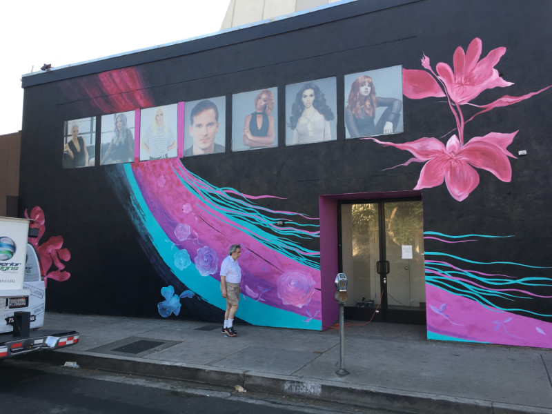 perforated and anti-graffiti window graphics in Los Angeles CA