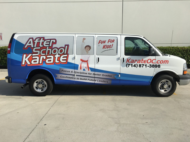 passenger van wraps in Fullerton CA