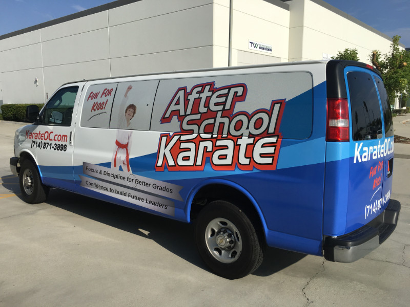 passenger van wraps in Fullerton CA