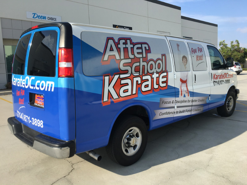 passenger van wraps in Fullerton CA