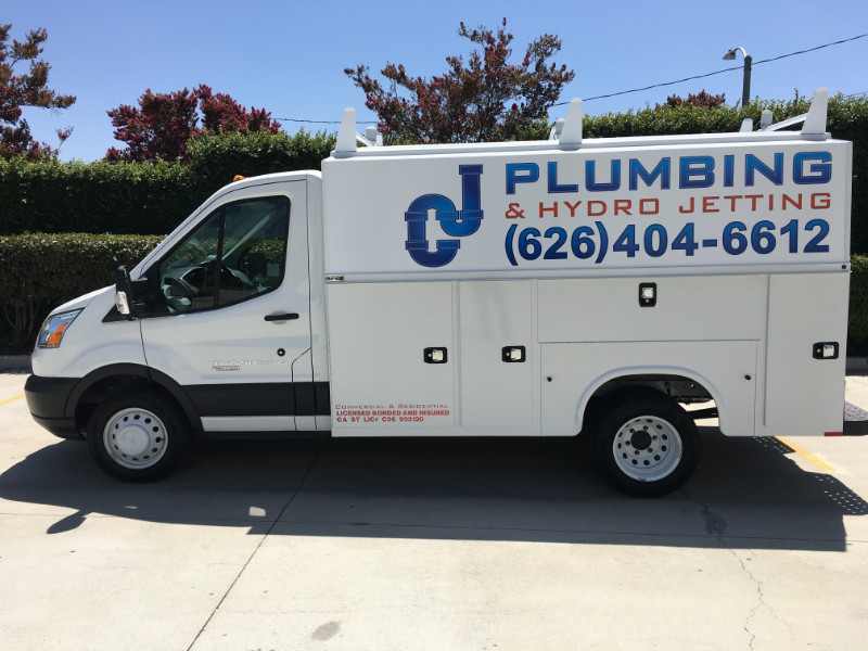 Plumbing Van Graphics La Habra CA