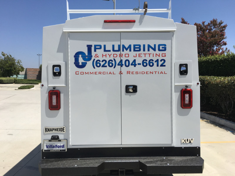 Vinyl Graphics Work Vans in Orange County CA