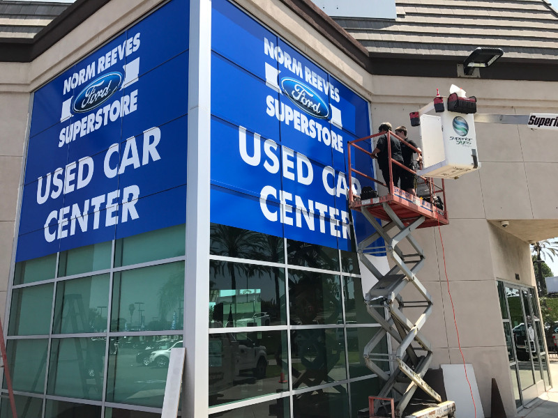 Window Graphics Installations in Orange County CA