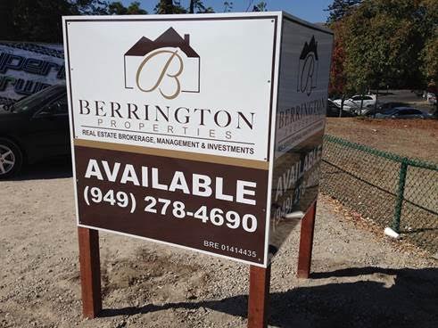 Space Available Real Estate Signs in Orange County CA