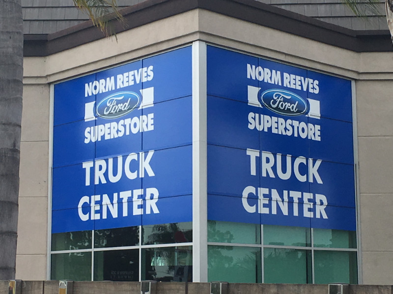 Window Murals and Graphics for Auto Dealers in Orange County CA