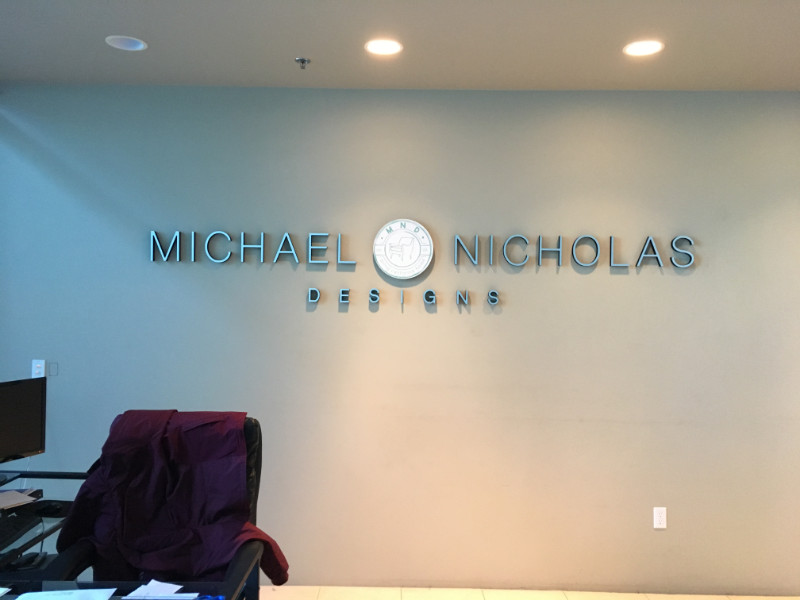 Custom Logo Lobby Signs in Fullerton CA