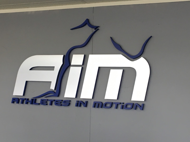 Sign and graphics for sports fitness facilities in Brea CA