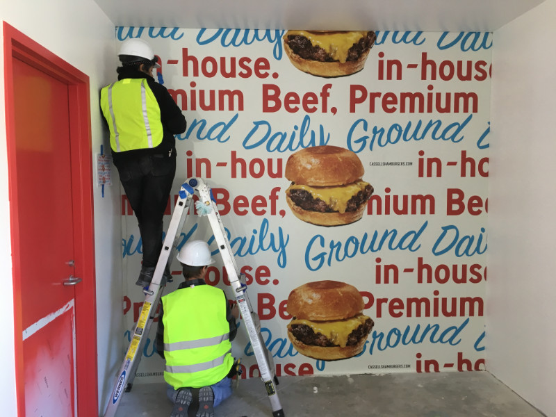wall murals for restaurants in Los Angeles