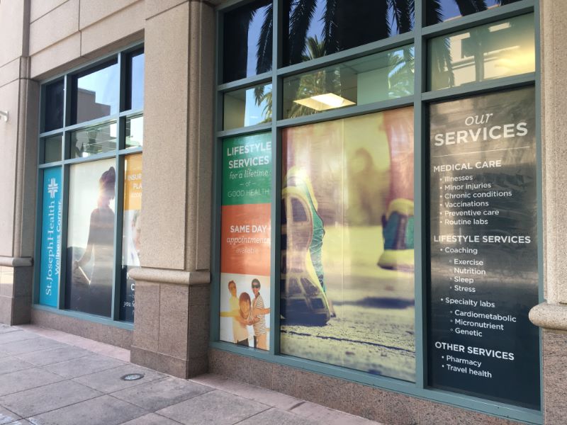 Perforated Window Graphics in Orange and Los Angeles County CA