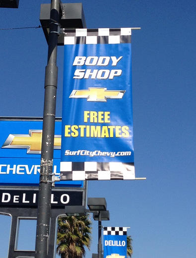 Vinyl Pole Banners in Orange County CA