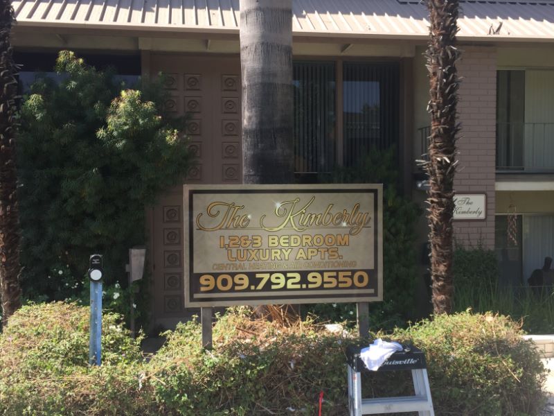 Updated Apartment Complex Signs in Orange County CA