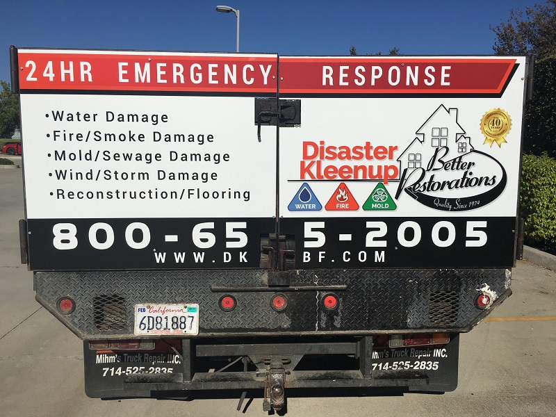 Stakebed truck graphics in Placentia CA