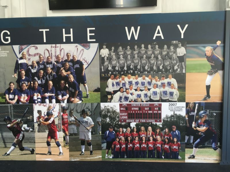 Wall Wrap Collages for College Sports Teams in Los Angeles County
