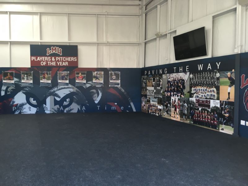 Wall wraps for sports facilities in Southern California