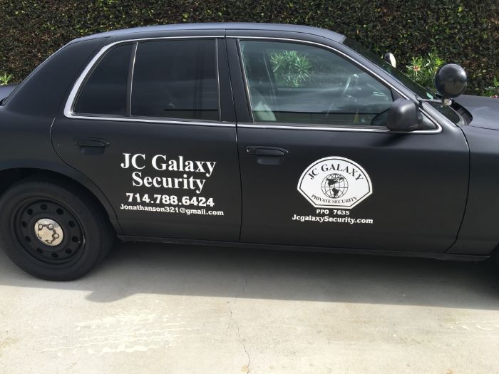 Security Patrol Car Graphics in Orange County CA Brand Your Business
