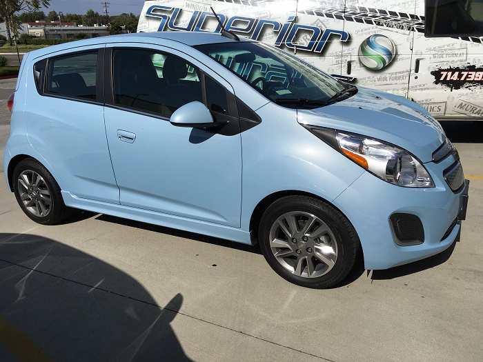 Chevy Spark EV Car Graphics in Orange County CA