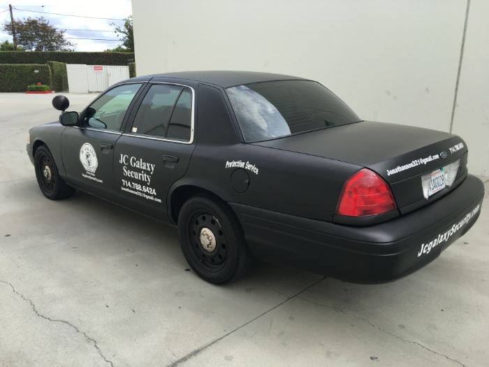 Security company vehicle graphics in Orange County CA