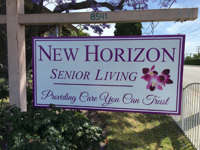 Exterior Signs for Senior Care Centers in Orange County CA