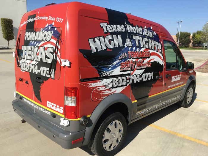 Vinyl wraps for commercial vans in Orange County CA
